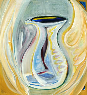 Yellow Vase: New Beginnings by Dana Peters